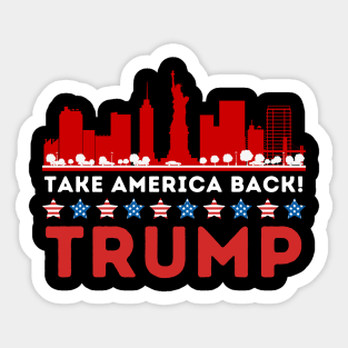 TAKE AMERICA BACK! TRMUP Sticker